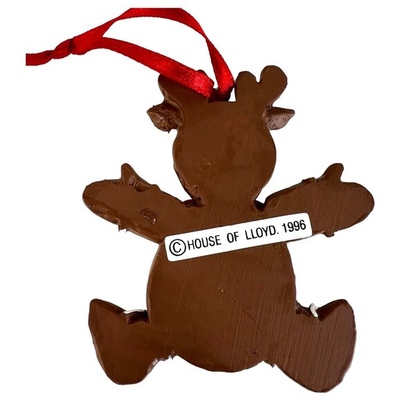 1996 House Of Lloyd Christmas Ornaments Set Of 3 Gingerbread Ginger Nuts Santa - Picture 5 of 10
